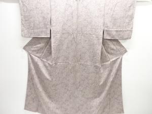 樹木模様小紋着物